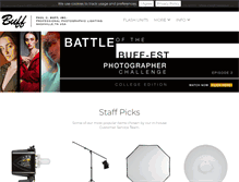 Tablet Screenshot of paulcbuff.com